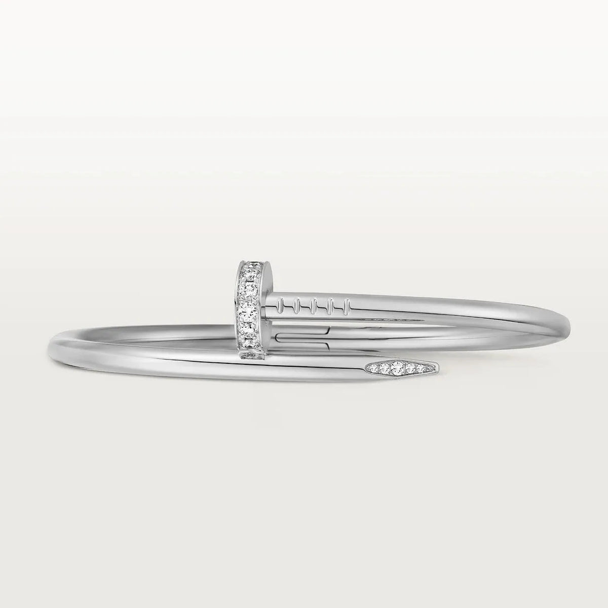 Nail Bracelet With CZ Diamond I95462