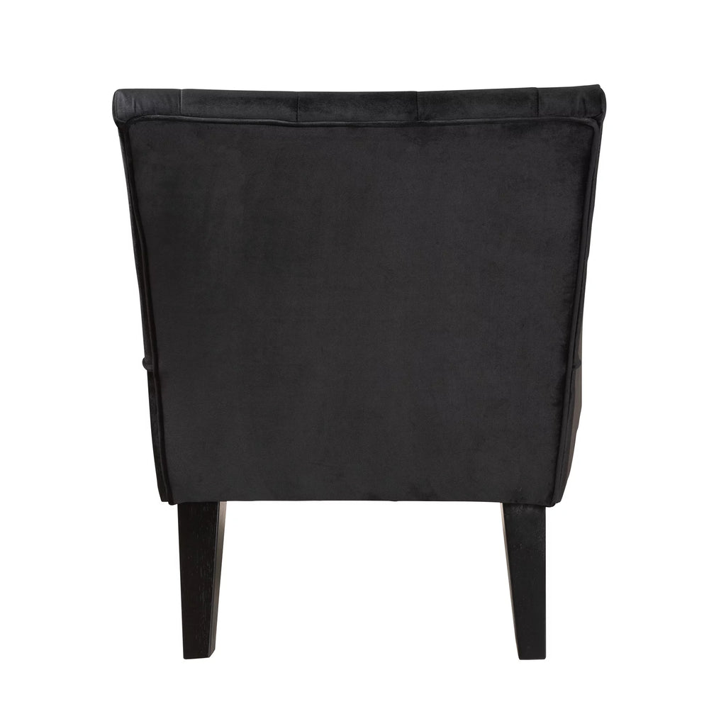 Black Slipper Chair F8530