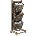Standing Storage Basket Stand with 3 Baskets P702937