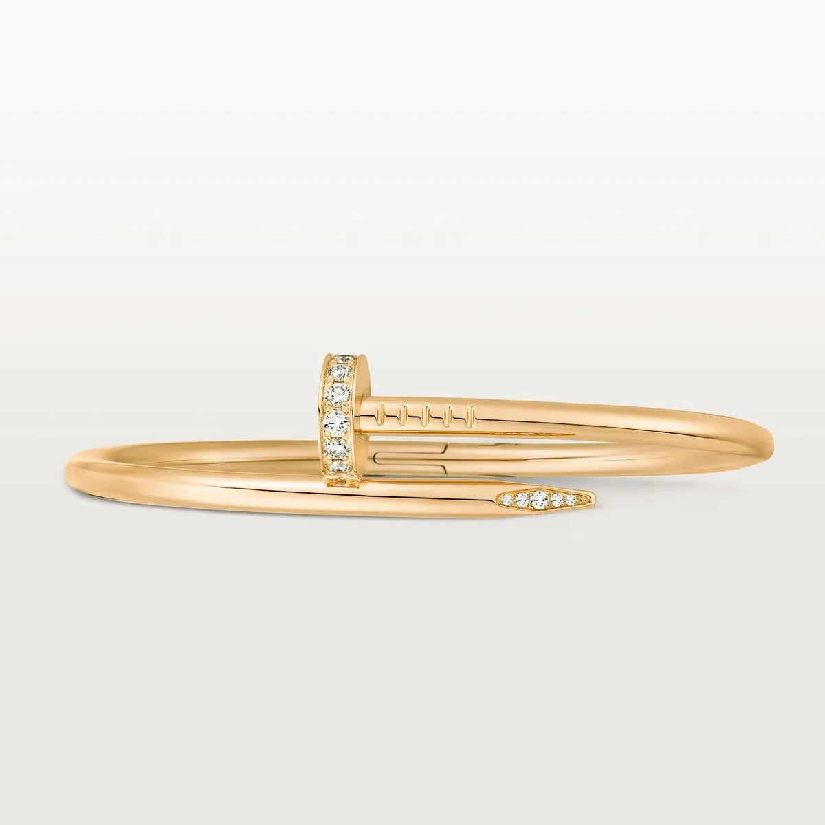 Nail Bracelet With CZ Diamond I95462