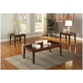 3 Piece Walnut Coffee End Table Set R17676