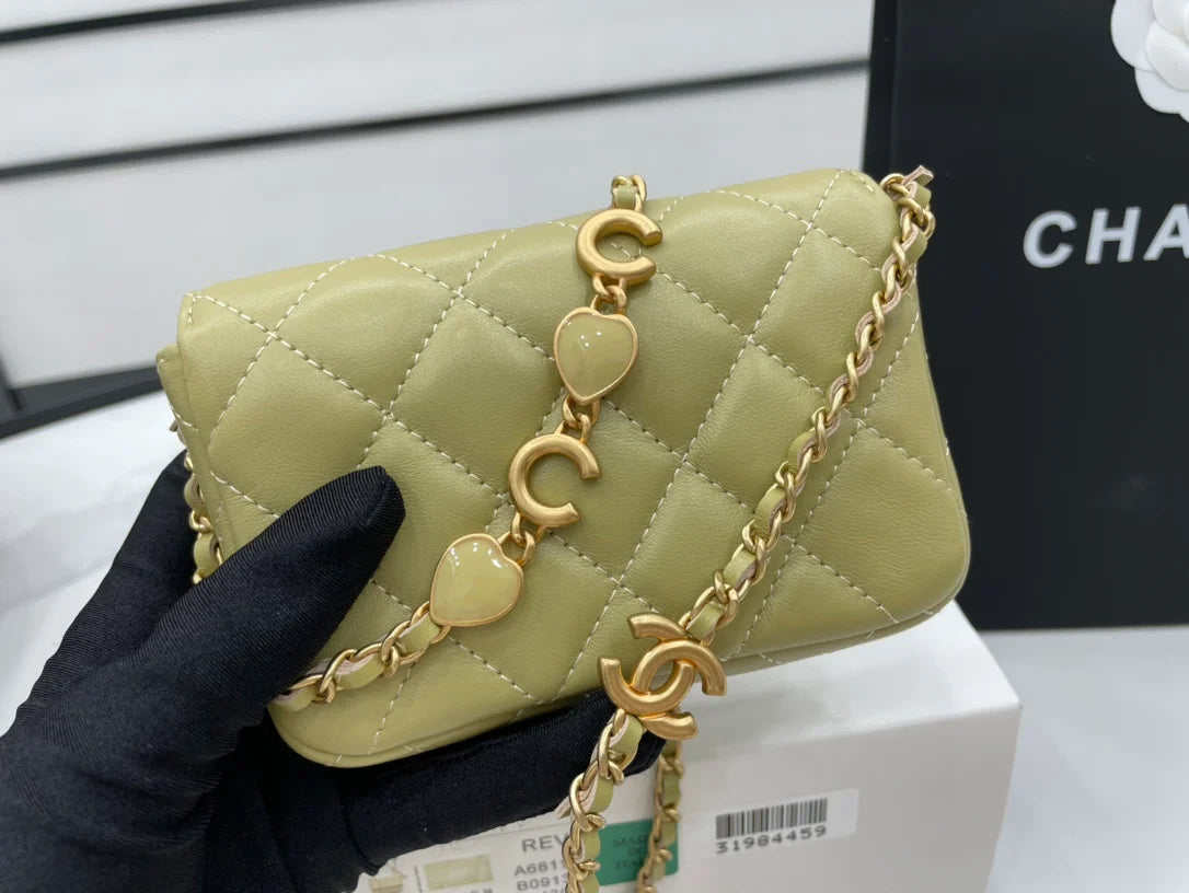 Distressed Green Women's Bags F735886