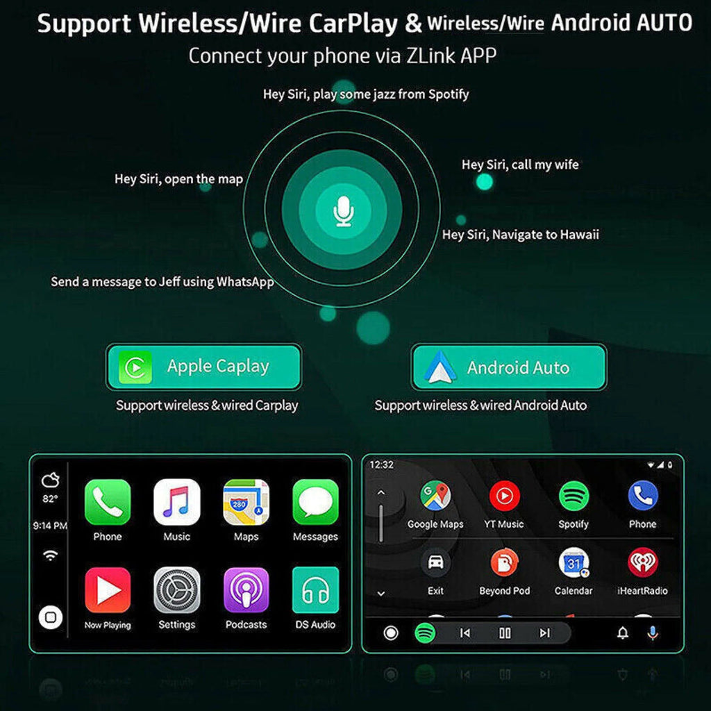 9'' Android 12 Carplay Car Radio Player Stereo GPS X9645