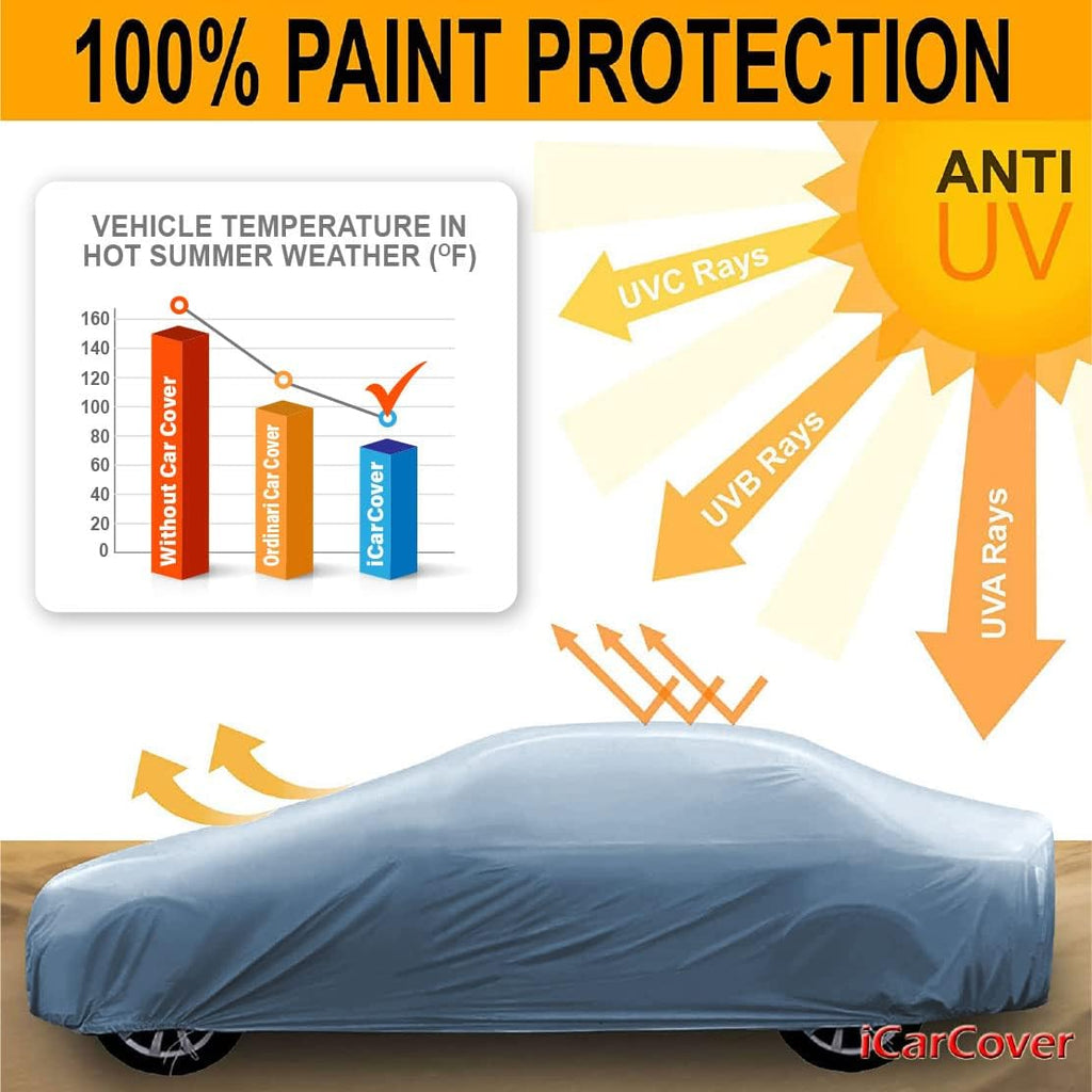 Waterproof All Weather Car Cover with Straps F166591