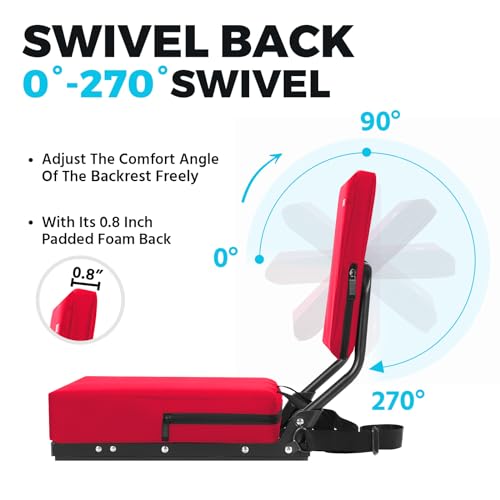 Black Portable Foldable Stadium Seat J947347