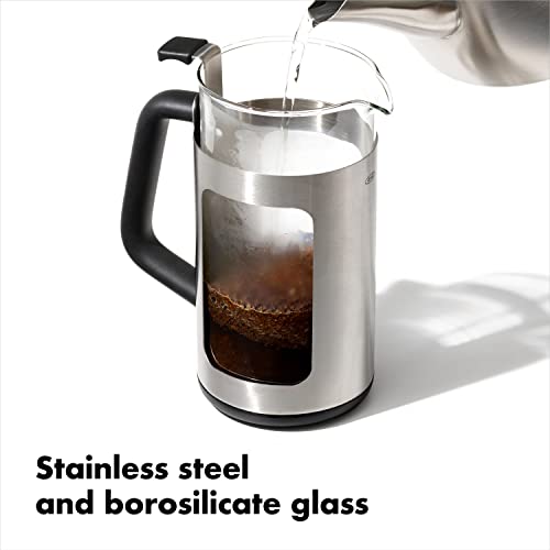 Stainless Steel French Press Coffee Maker 32oz D504