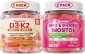 Vitamin D3 K2 Gummies & Inositol Gummies U13556