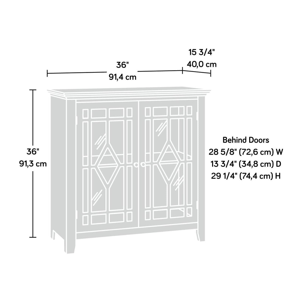 Indigo Blue Display Cabinet Q390