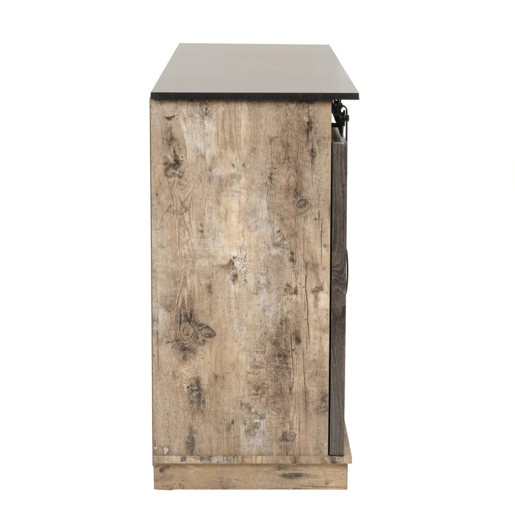 Six Drawer Storage Cabinet with Two Sliding Doors O967920