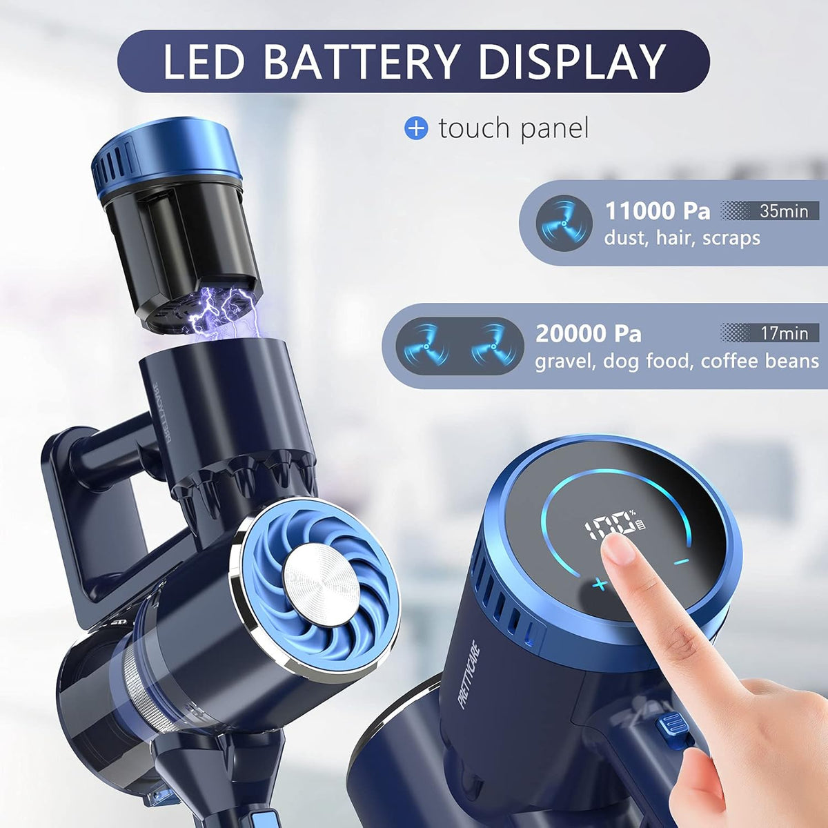 Cordless 4 in 1 Stick Vacuum Cleaner K860737