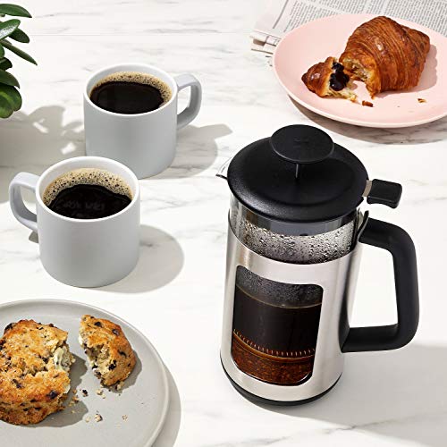 Stainless Steel French Press Coffee Maker 32oz D504