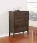 Mid-Century Modern Cappuccino Chest T115520