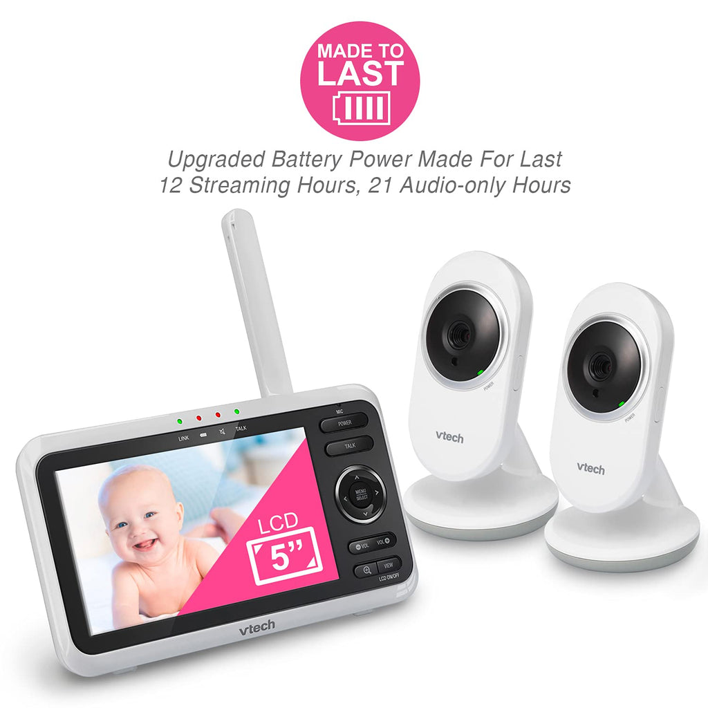 Video Monitor with 5 Screen, 2 Cameras, Night Vision U95397