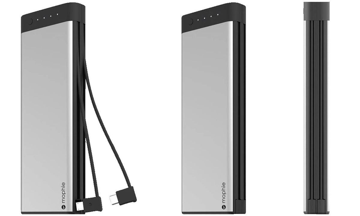 20,100mAh Portable Power Bank with Built-in USB Type-C & Micro-USB Cables B691399