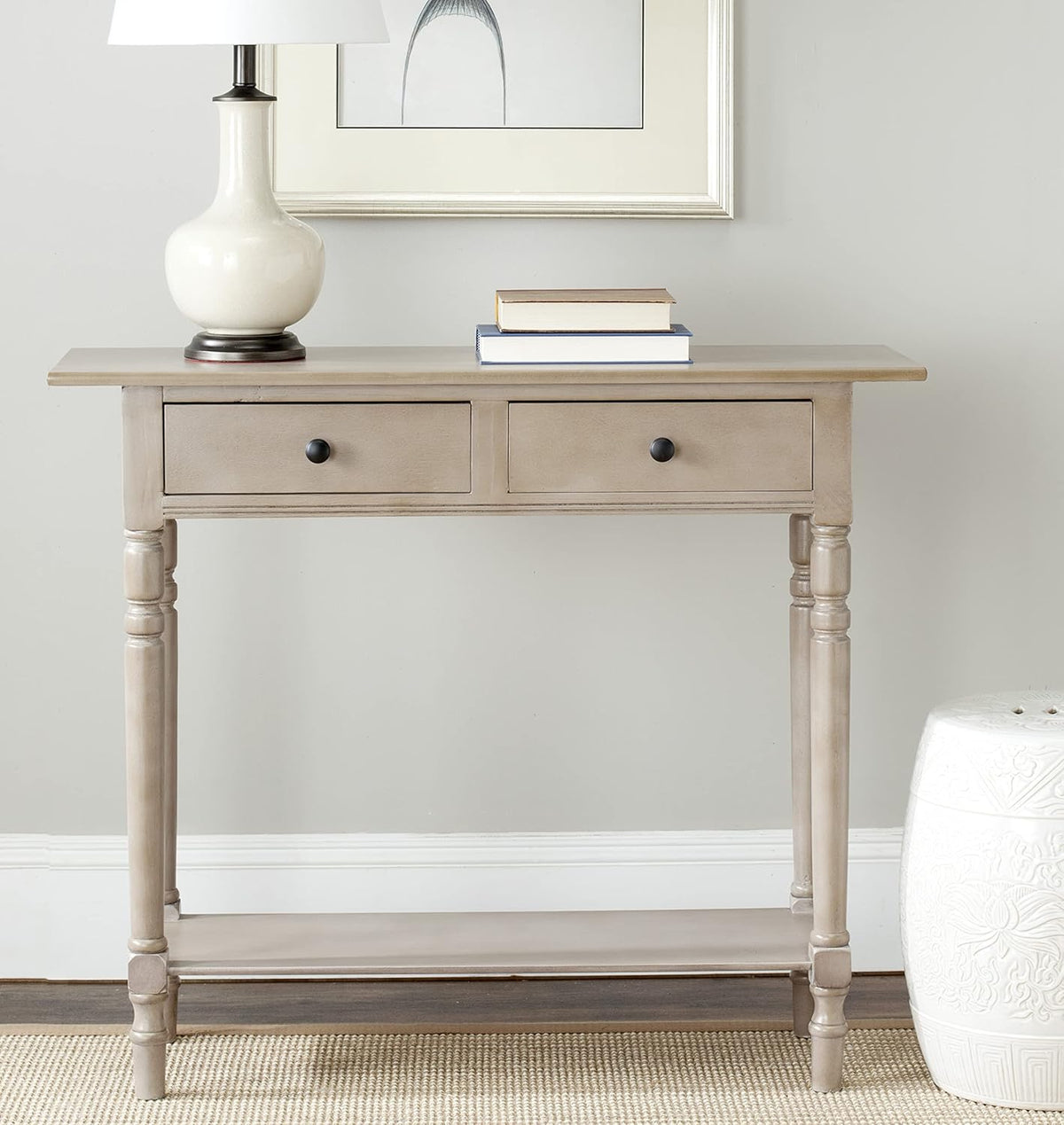 Dark Cherry Console Table B552