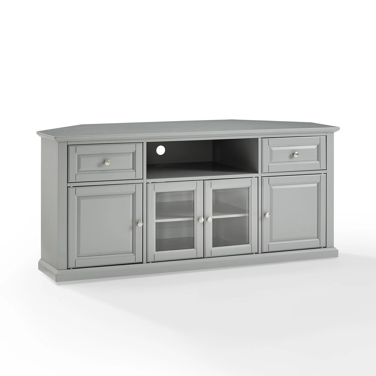 Gray Wood TV Stand P369