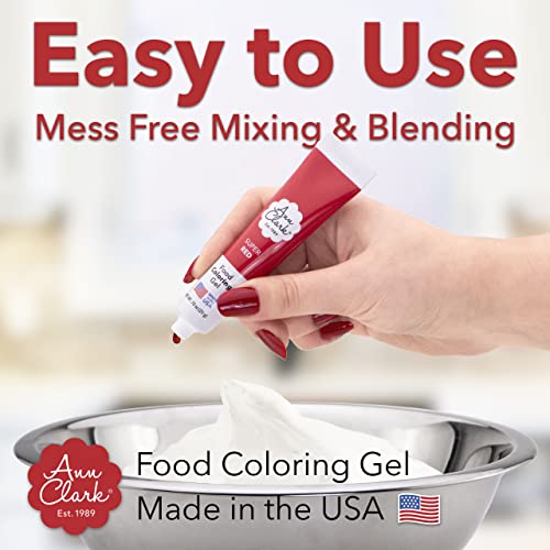 Gel Food Coloring .7 oz, 12 Colors A152
