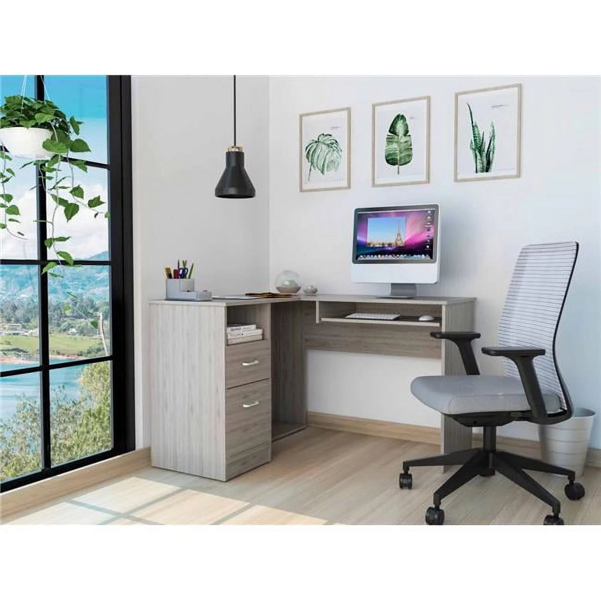 L Shaped Computer Desk Q976