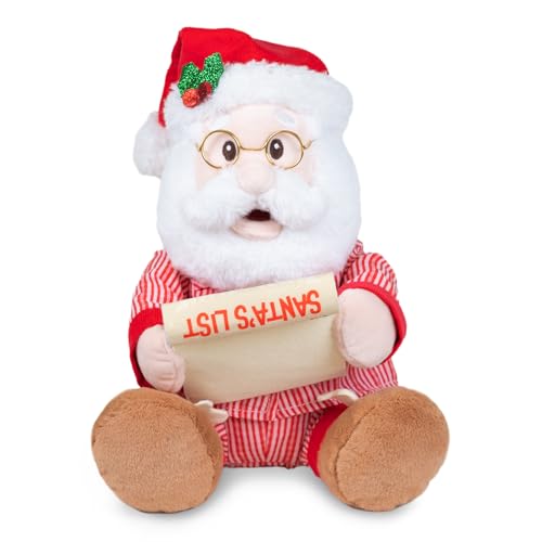 Animated Singing Dancing Santa Claus Plush Toy 12 inches L1900