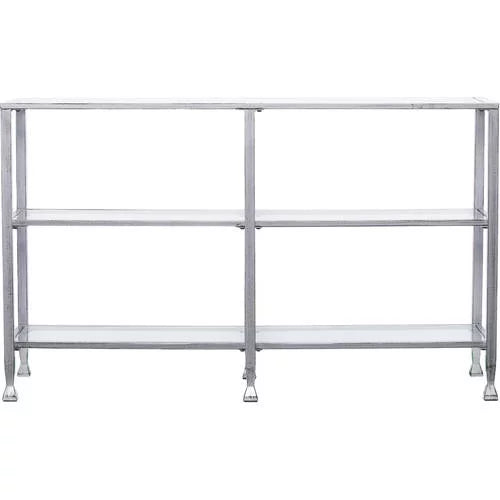Metal Glass 3-Tier Console Table M224