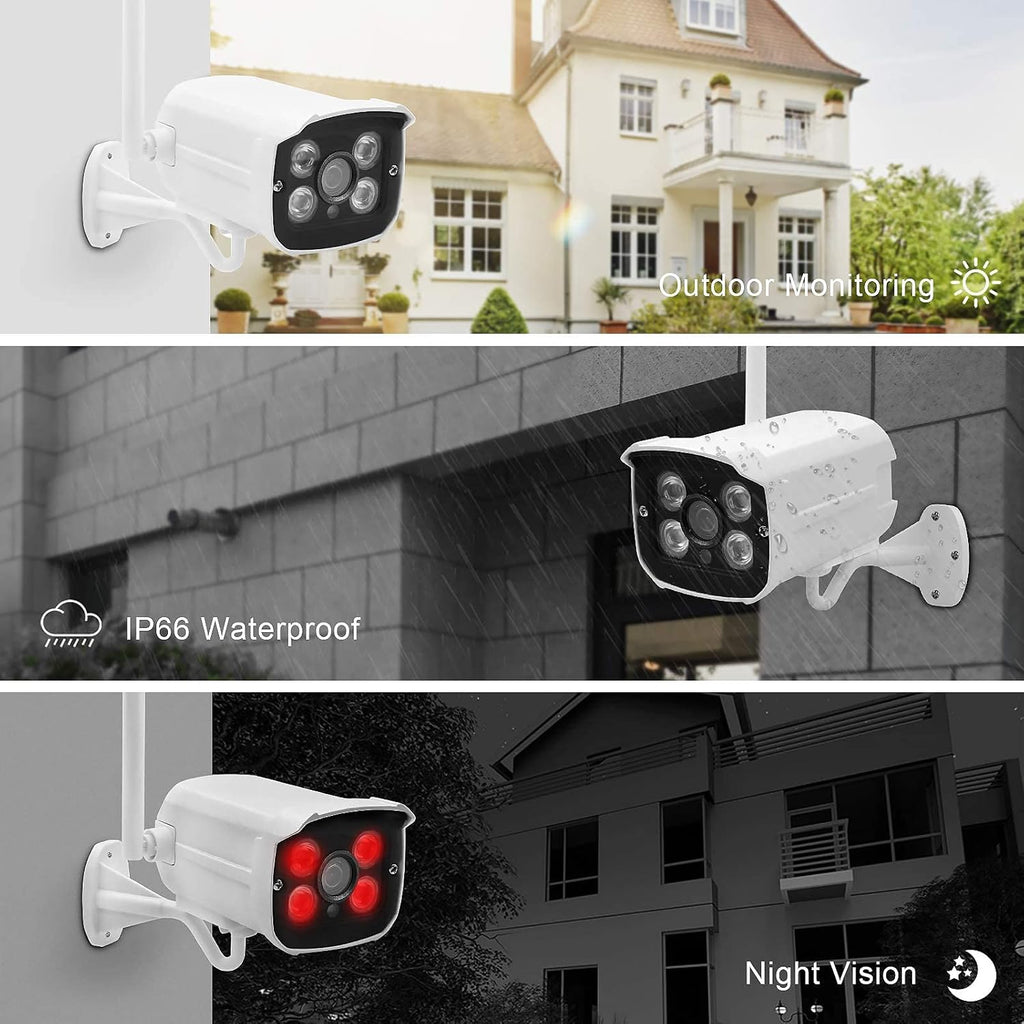1080P 8CH Wireless Security Camera System with 1TB Hard Drive F7453