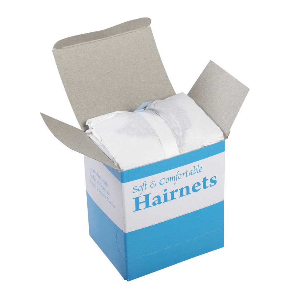 Light Brown Lightweight Nylon Hairnet, Case of 1440 W160