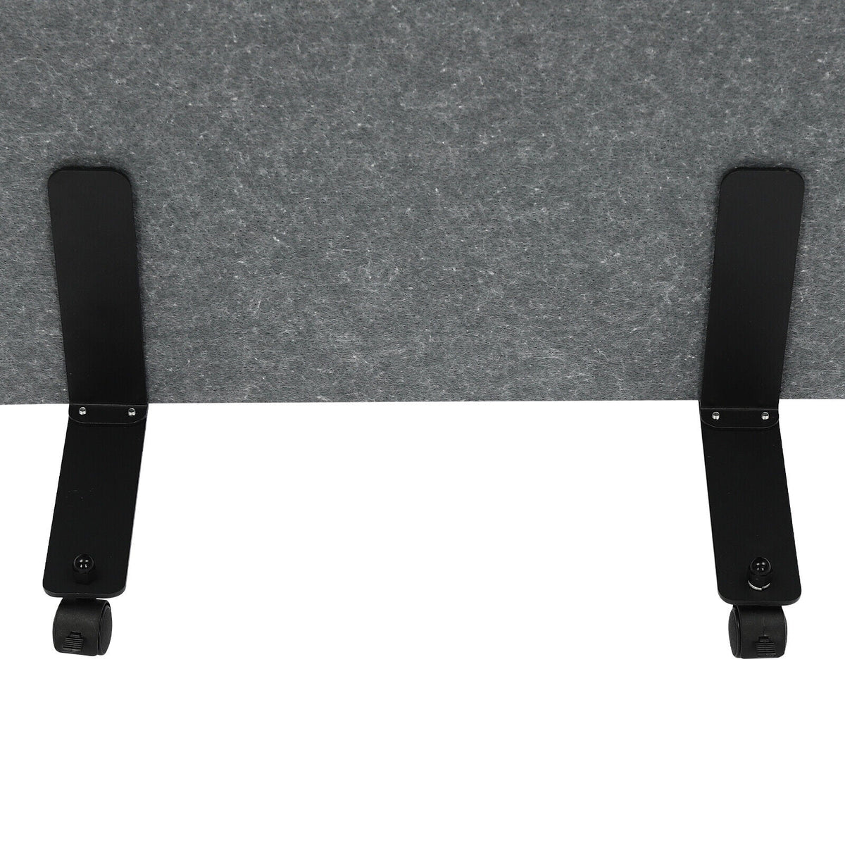 Freestanding Acoustic Room Divider Privacy Screen with Lockable Wheels H5276