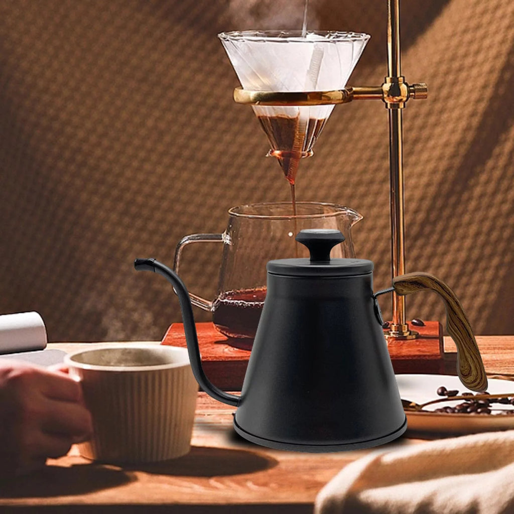 1000ml Black Gooseneck Pour over Drip Pot K369433