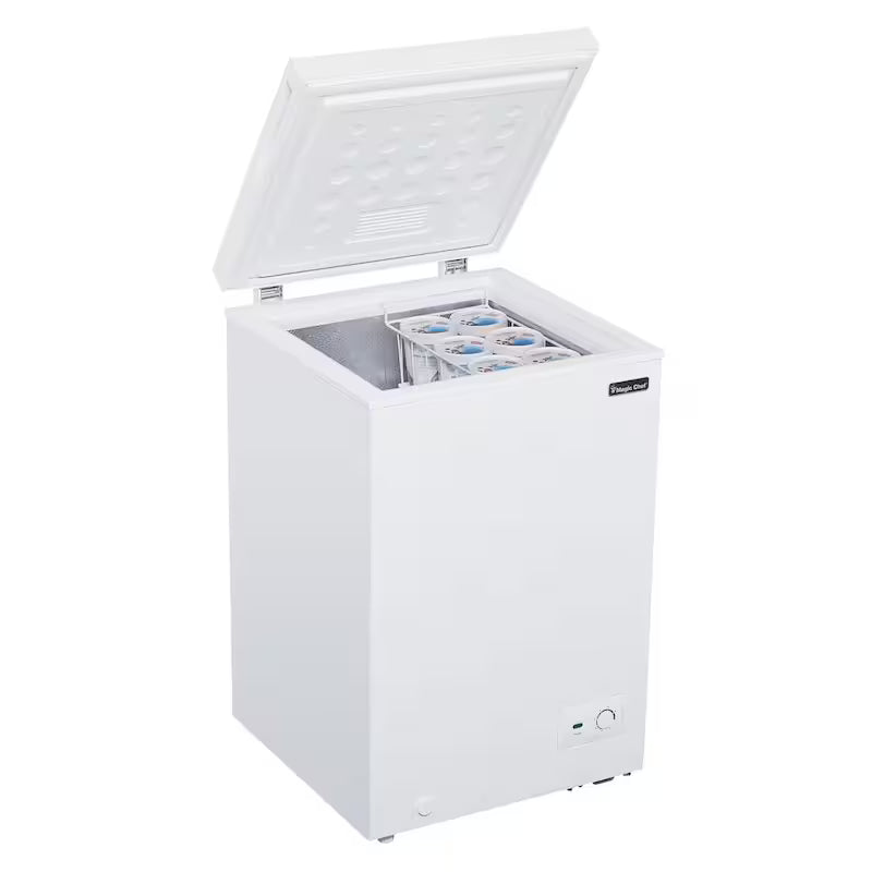 White 3.5 cu. ft. Manual Defrost Chest Freezer U168227
