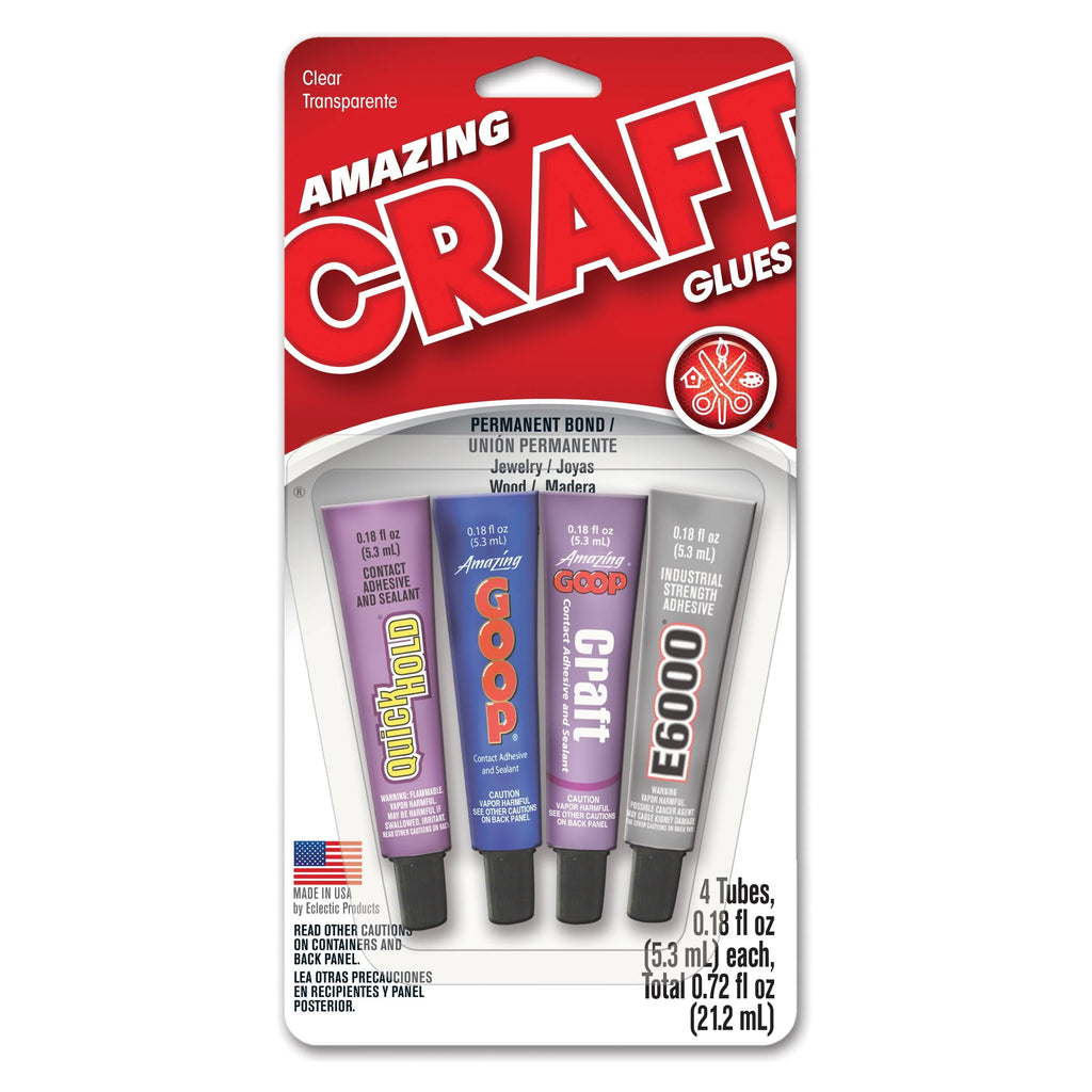 E-6000 Adhesive Mini Tubes .18 fl oz 4/Pkg P96814
