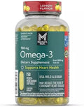 900mg Triple Strength Fish Oil Softgels Lemon Flavor 150 ct W398