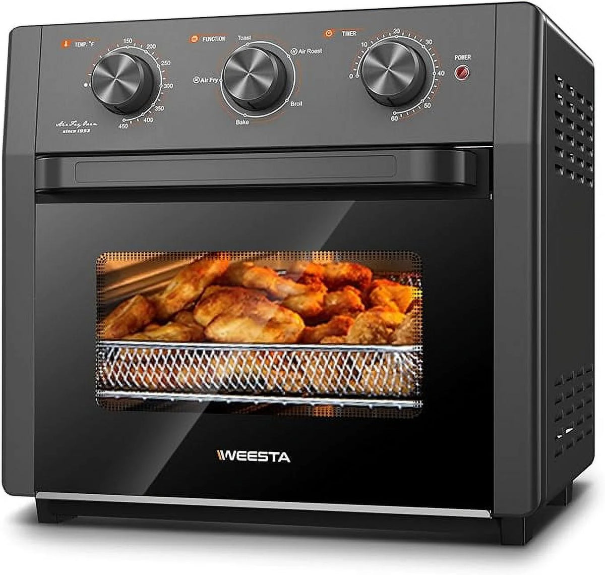 Air Fryer Toaster Oven 5 in 1 19 Quart GRAY U8236