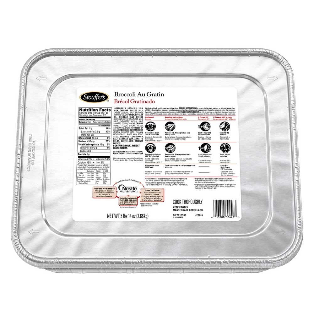 Broccoli Gratin 96 Ounce 4 Per Case U999