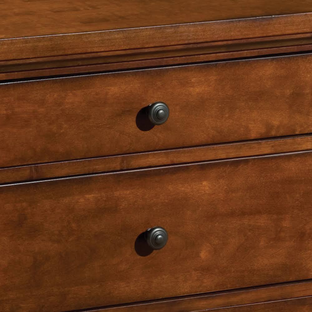 Brown Cherry Nightstand D8196
