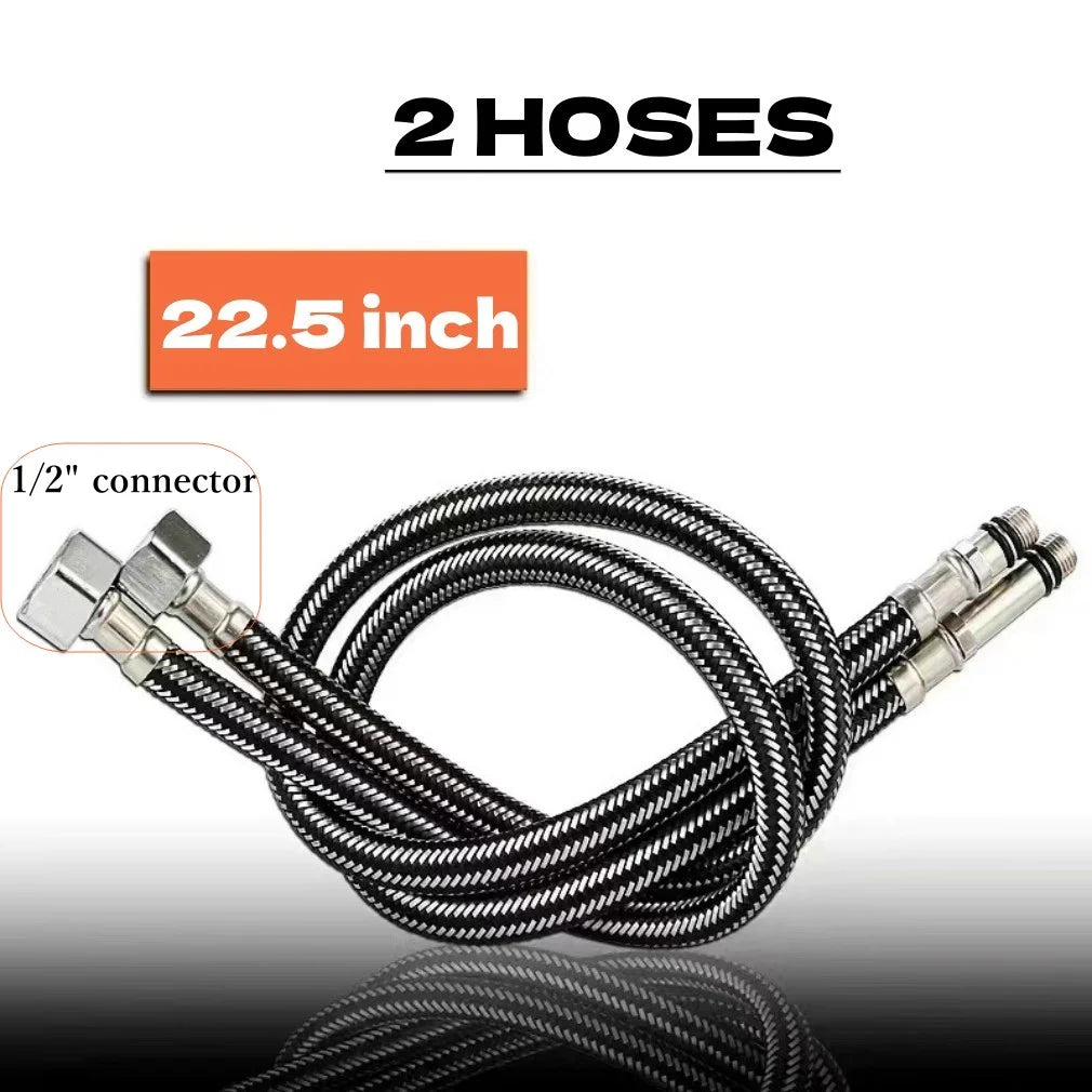 2Pack Single Handle Black Bathroom Sink Faucet B13398