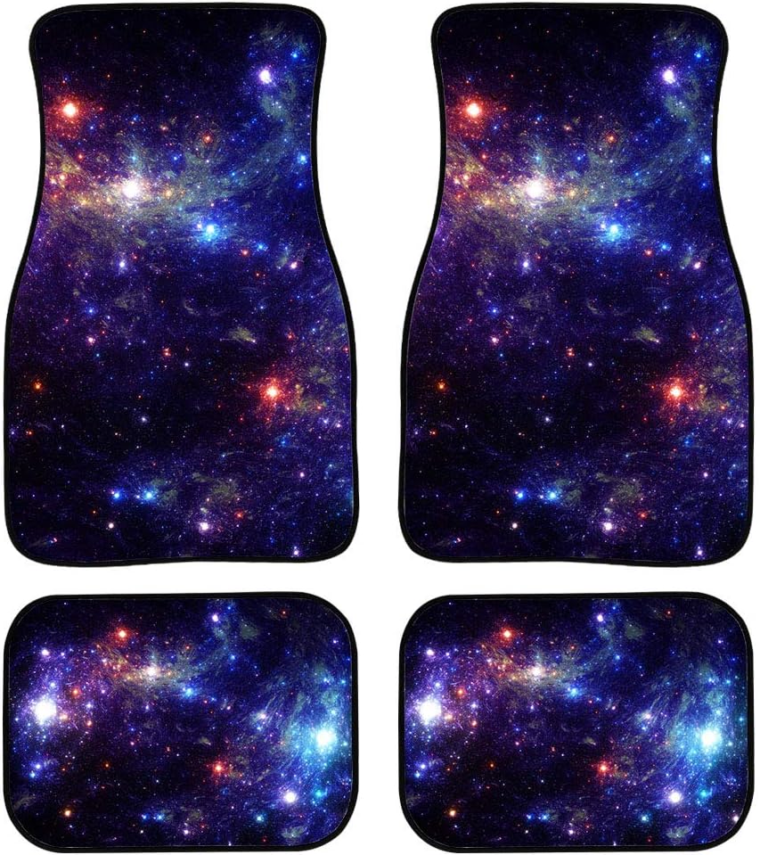 Automotive Front & Rear Floor Mats Set of 4 Piece Universal Fit P1575