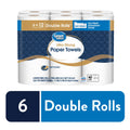 6 Double Rolls Paper Towels O6474