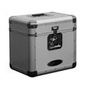 Black Stackable Record Utility Case for 70 12" Vinyl Records O6956