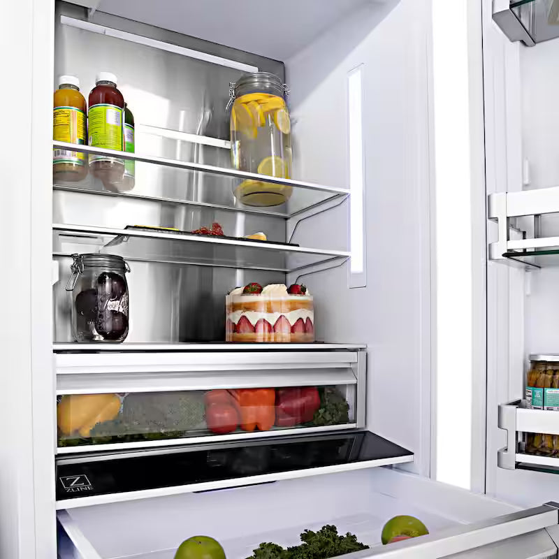 36 in. 3-Door French Door Refrigerator with Ice and Water Dispenser Stainless Steel J2743