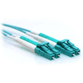 80m LC/LC Duplex Multimode OM4 Fiber Patch Cable Aqua M700587