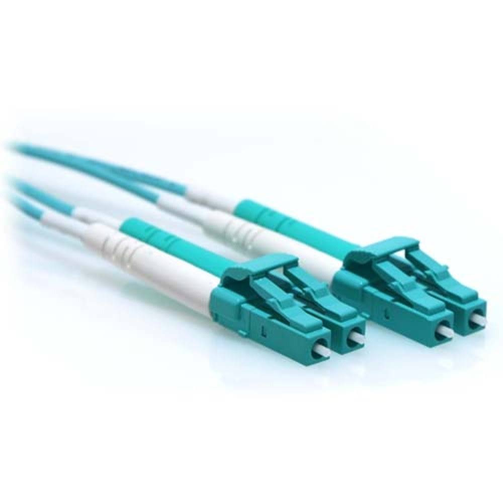 80m LC/LC Duplex Multimode OM4 Fiber Patch Cable Aqua M700587