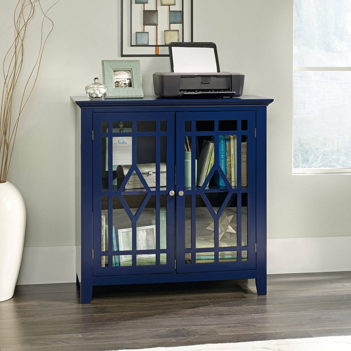 Indigo Blue Display Cabinet Q390