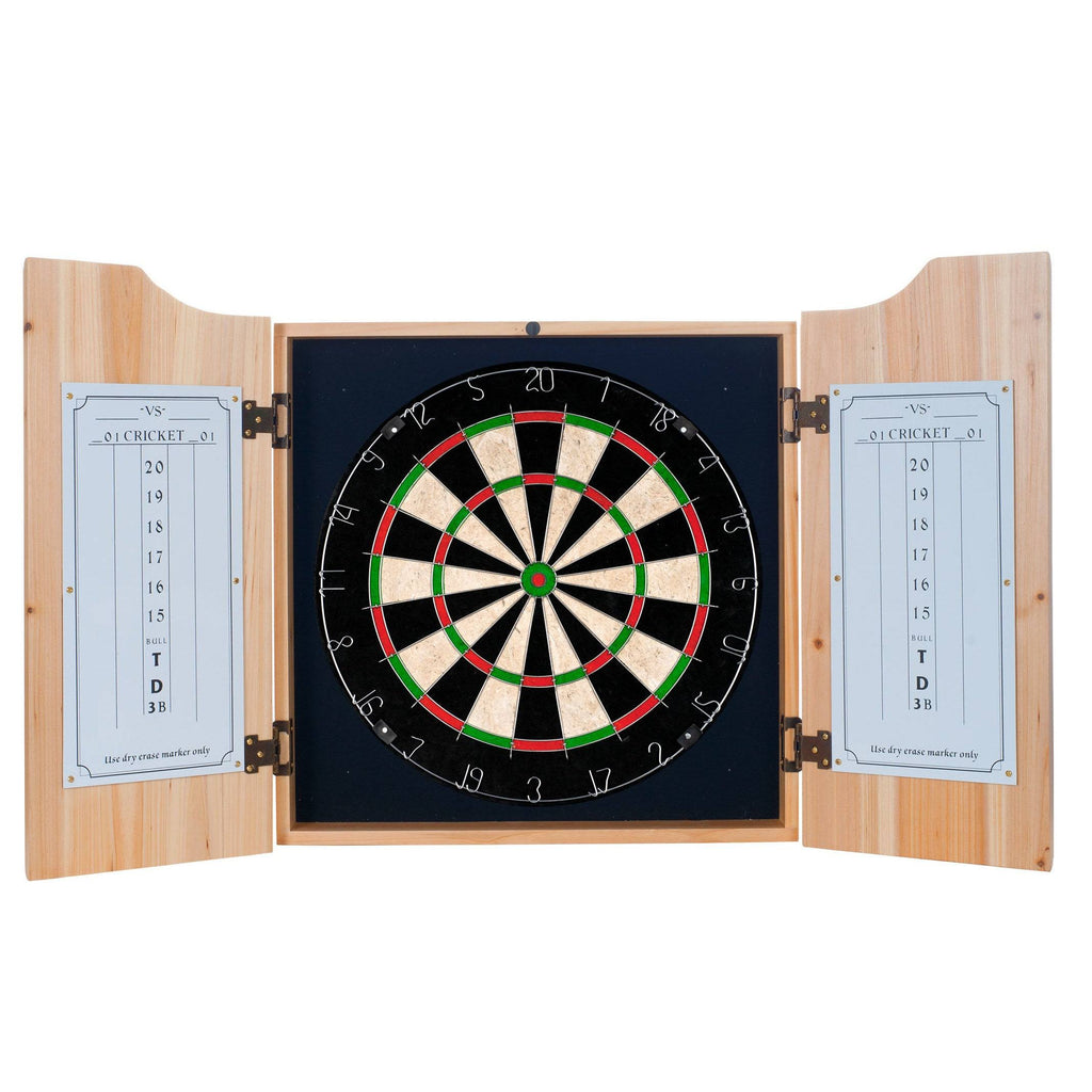 Dart Cabinet Set with Darts and Board S61210