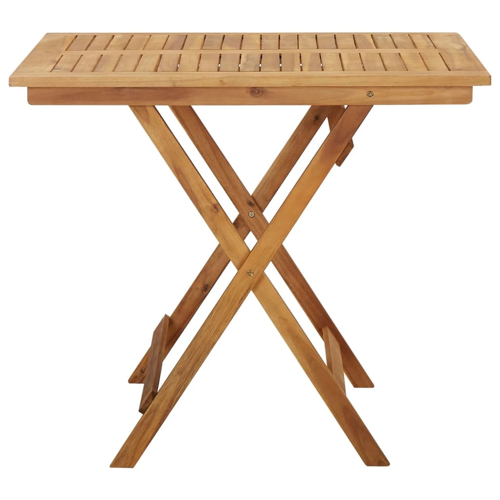 Folding Garden Table Solid Acacia Wood V9699