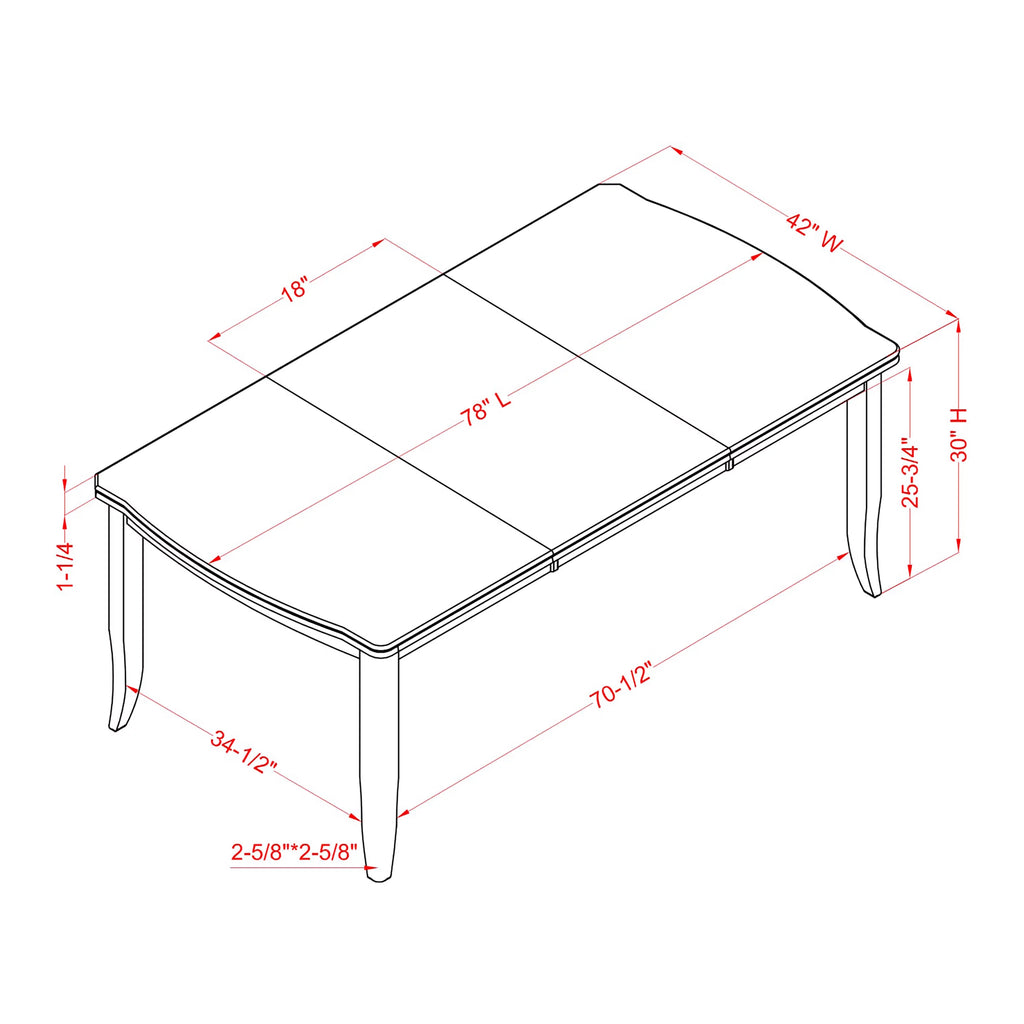 Extendable Wood Dining Table A27760