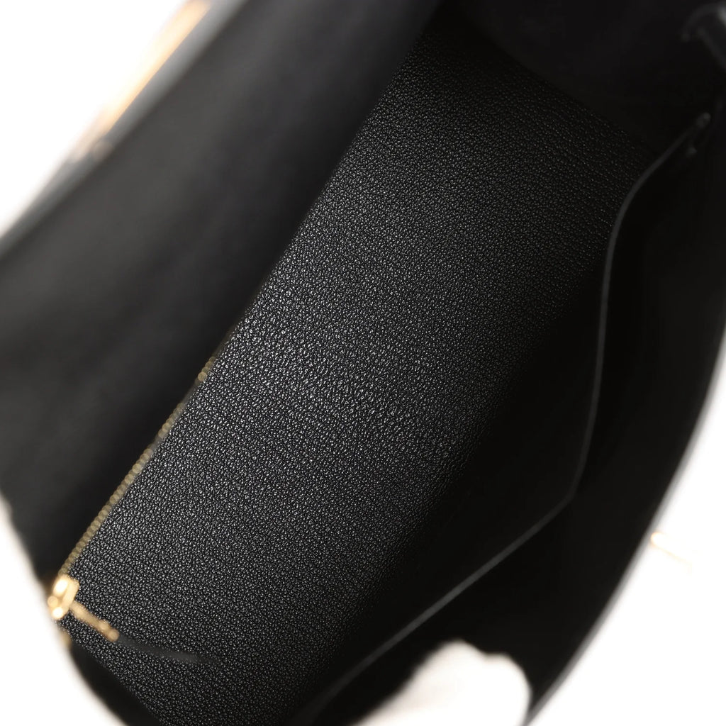 Black Epsom Leather Bag A394353