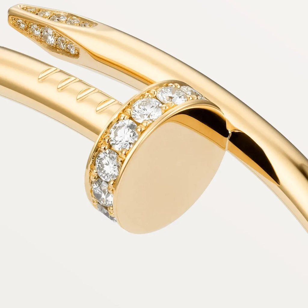 Nail Bracelet With CZ Diamond I95462