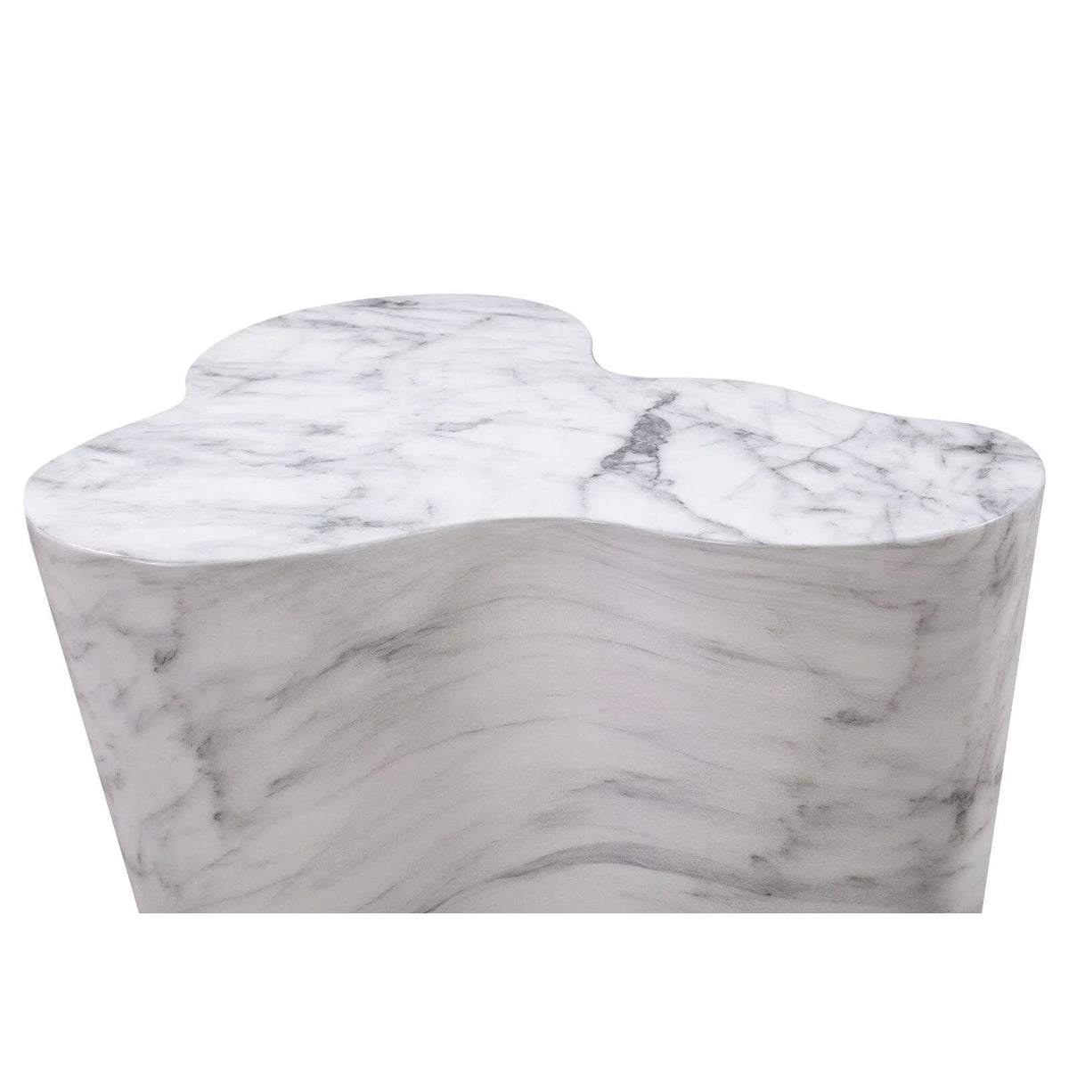 White Marble Side Table N654660