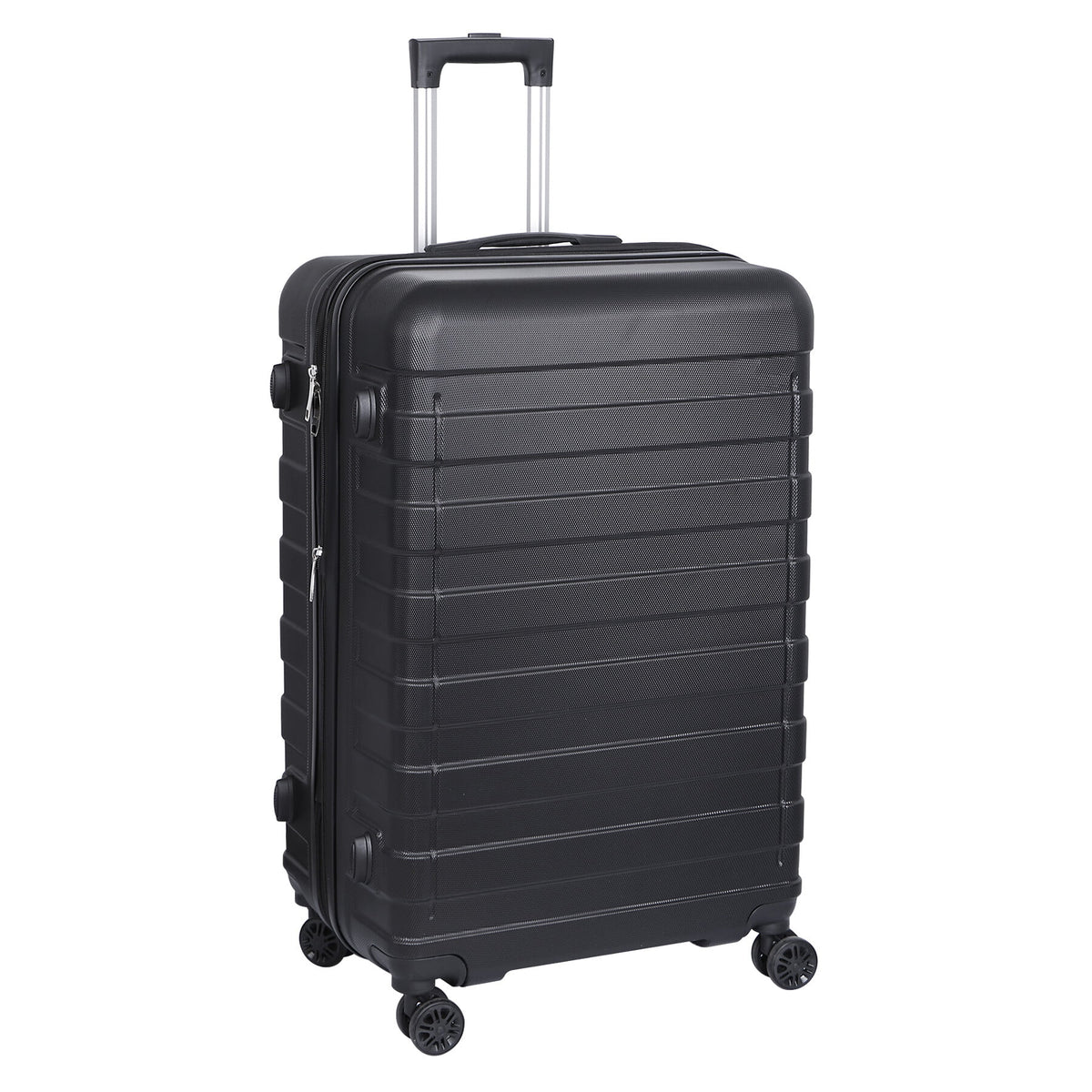 3pcs Black Spinner Luggage Suitcase Set L485556