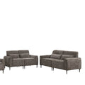 Gray Chenille Sofa Loveseat S89738
